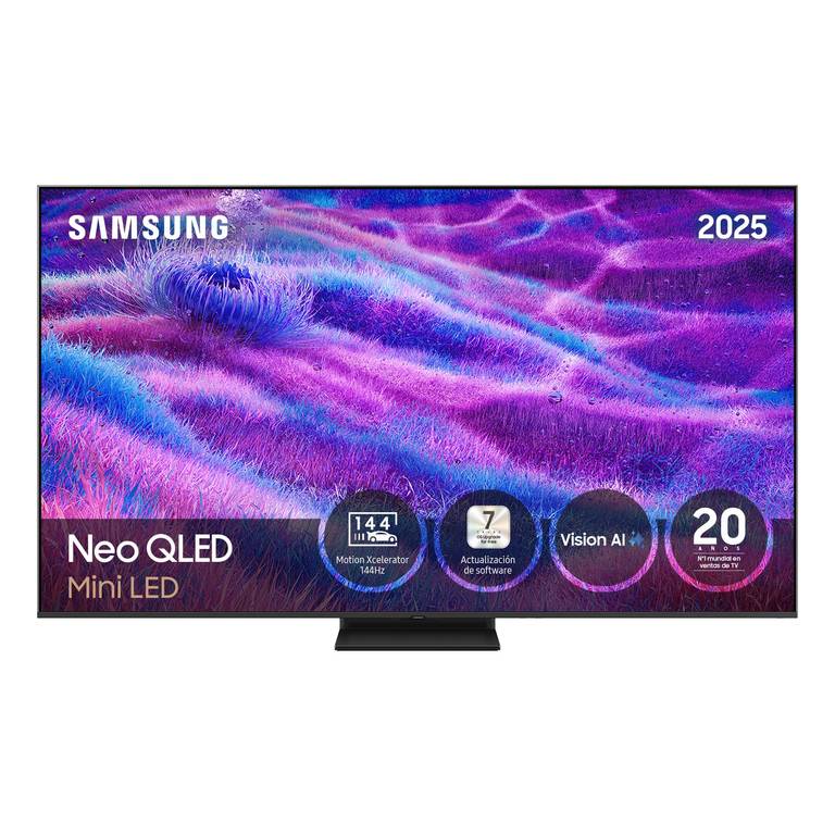 Samsung TV 85 Pulgadas Neo QLED QN80F 4K Mini LED Smart TV con Vision AI, Quantum Matrix Technology Core,Motion Xcelerator 144Hz yGaming Hub