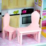 Teamson Kids Grande Casa de muñecas Rosa con Muebles para Niños KYD-10922A