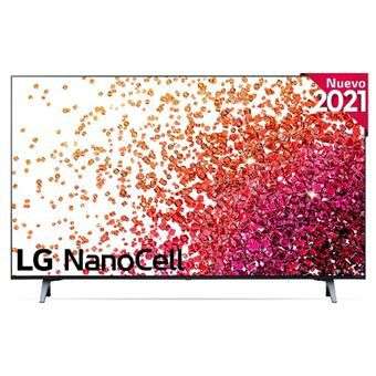 TV LED 43" - LG 43NANO756PR, 4K UHD, NanoCell, SmartTV webOS 6.0, 4K Quad Core, Wi-Fi, AI Sound, Azul Ceniza