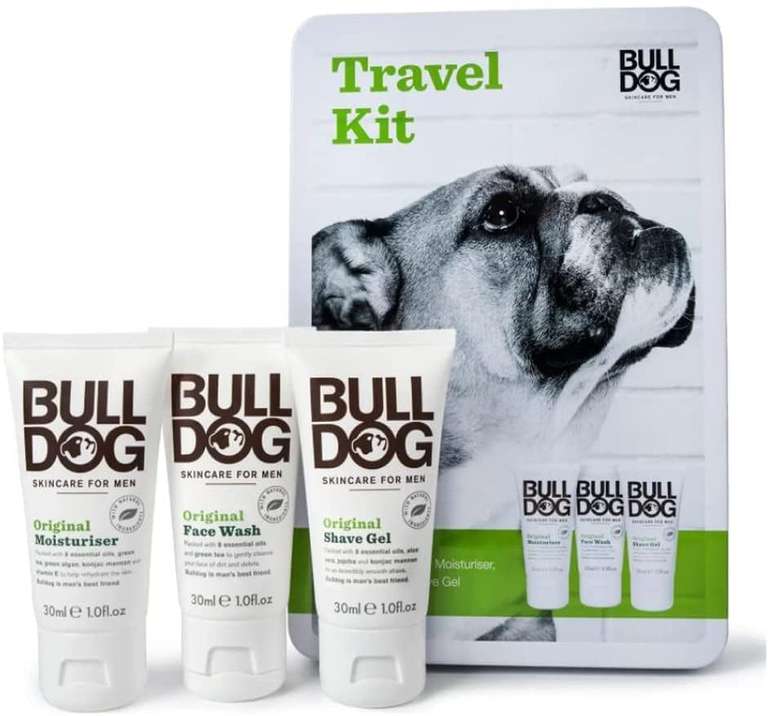 Bulldog Skincare - Pack Cuidado Facial para Hombre - Apto para Tamaño Viaje (30 ml x 3)