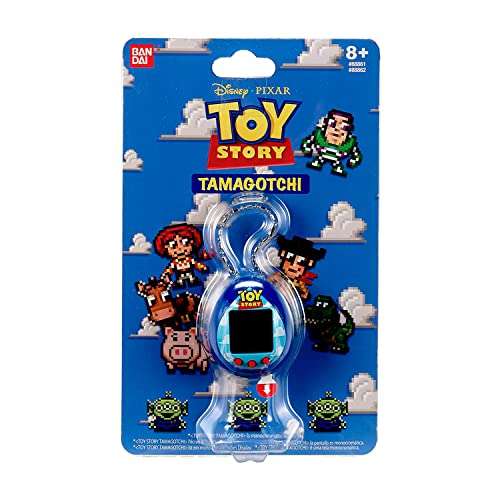 TAMAGOTCHI Toy Story Clouds, Mascota Virtual con minijuegos, Clips Animados, Modos adicionales y Llavero