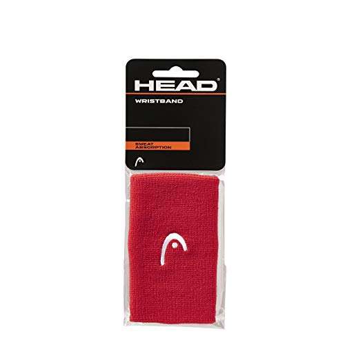 Muñequera roja Head (Pack 2 unidades)