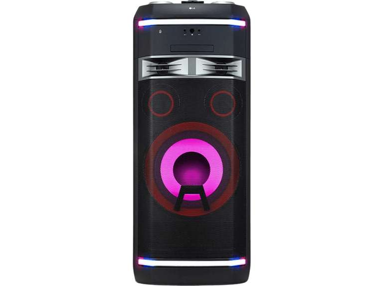 Altavoz de gran potencia - LG OL100, 2000 W, Karaoke, Party Thruster, Efectos DJ, Bluetooth, Negro