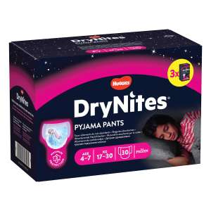 Huggies DryNites Calzoncillos absorbentes para niño 17-30kg