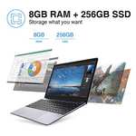 Portátil Ultrabook Windows 11, 8G RAM 256G SSD