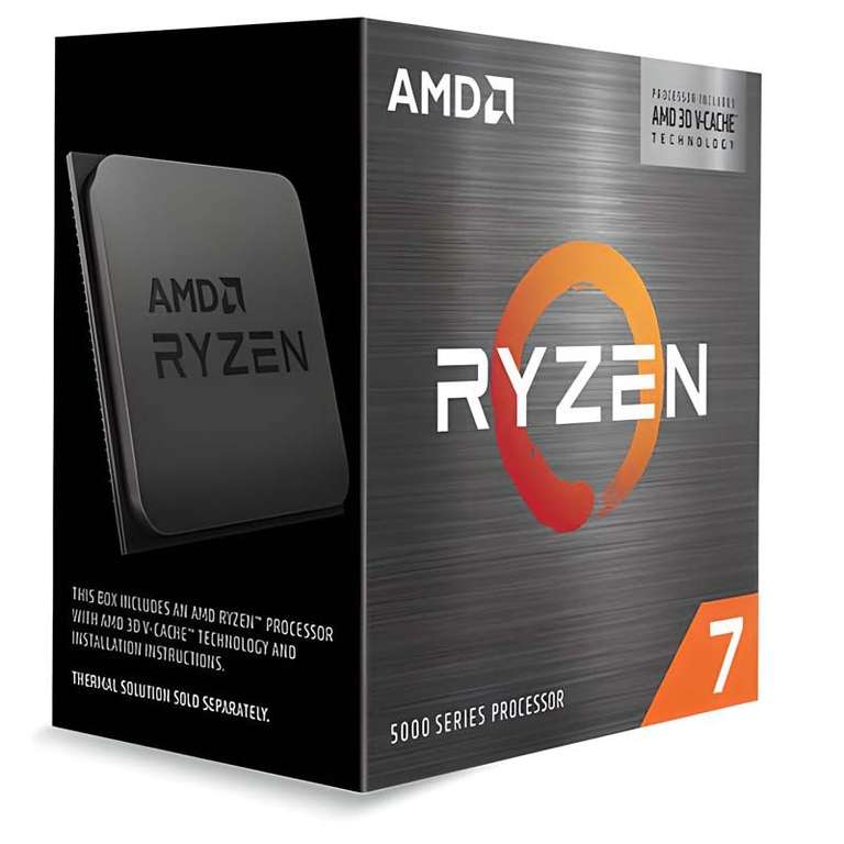 Procesador AMD Ryzen 7 5800X3D 4.5GHz Socket AM4 Boxed