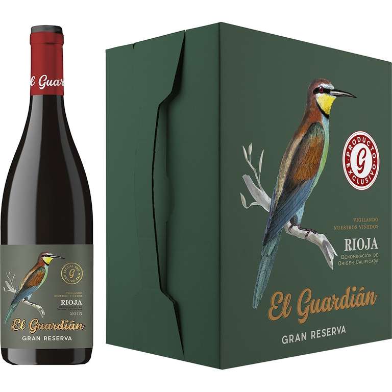 EL GUARDIAN Vino tinto Gran Reserva DOCa Rioja caja 6 botellas 75 cl
