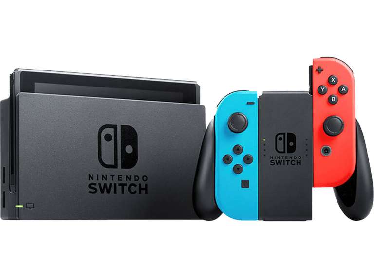 Consola - Nintendo Switch, 6.2", Joy-Con, Azul y Rojo Neón