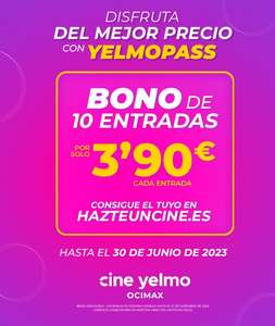 Disfruta del cine con YelmoPass 10 en Cine Yelmo Ocimax: 10 entradas por solo 39€ Yelmo Ocimax de Gijón, Asturias
