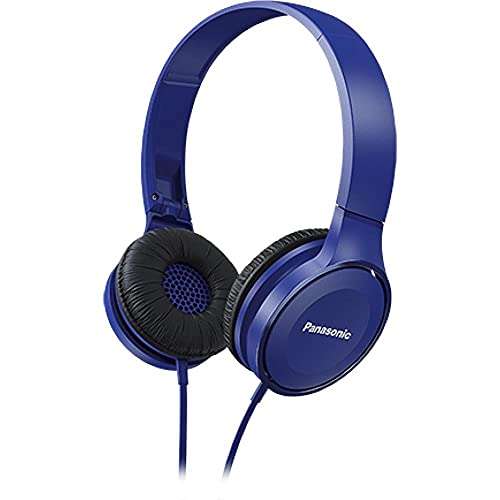 Panasonic RP-HF100E Auriculares estéreo, Color Azul