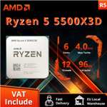 CPU AMD Ryzen 5 5500X3D AM4 3D V-Cache