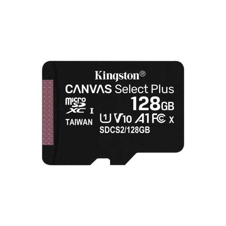 Tarjeta MicroSD Kingston 128gb class 10, 100MB/s