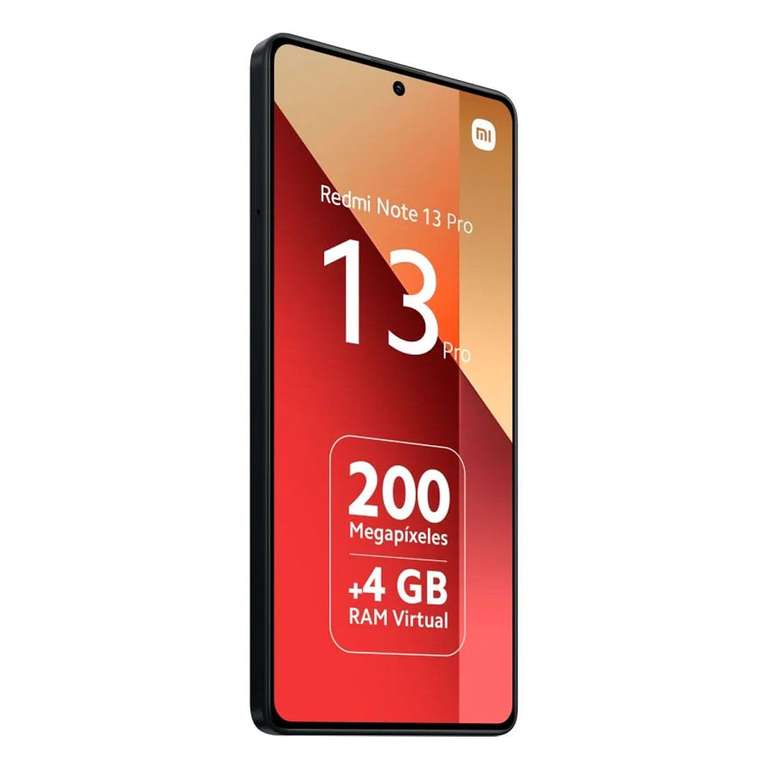 Xiaomi Redmi Note 13 Pro-Smartphone 4G 8GB RAM 256GB ROM, Pantalla AMOLED 6.67",Negro