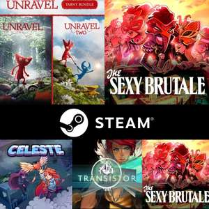 Unravel Yarny Bundle, Celeste, The Sexy Brutale, Transistor, Middle-earth [STEAM oficial]