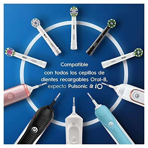 Oral-B Precision Clean Recambios Cepillo de Dientes Eléctrico con Tecnología CleanMaximiser, Pack de 12 Cabezales