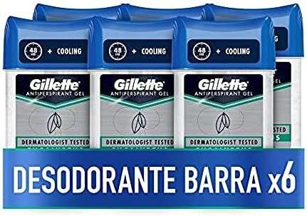 Oferta Gillette Hydra Gel Desodorante Y Antitranspirante Eucalipto Para Hombre 70ml x6