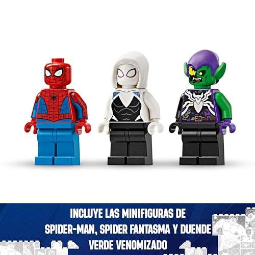 LEGO Marvel Coche de Carreras de Spider-Man y Duende Verde Venomizado