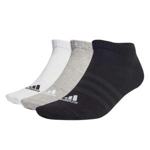 Adidas :: Pack 3 Calcetines Tobilleros Adulto (Tallas S y L)