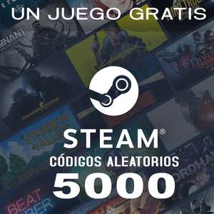 5.000 Códigos GRATIS para Steam