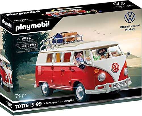 Pack Playmobil: Volkswagen T1 Camping Bus + Back To The Future 70317 Delorean