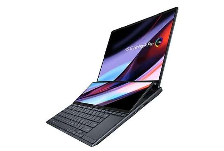 Portátil - ASUS ZenBook PRO 14 DUO OLED UX8402ZA-M3043W, 14.5" WQXGA+, Intel Core i7-12700H, 16GB RAM, 512GB SSD, Iris Xe Graphics, W11H