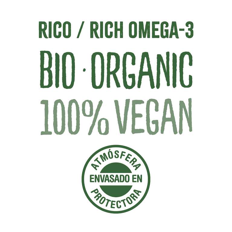 NaturGreen - Aceite Lino Bio, 100% Aceite de Semillas de Lino Ecológico, Rico en Omega-3, Primera Presión, 250 Mililitros