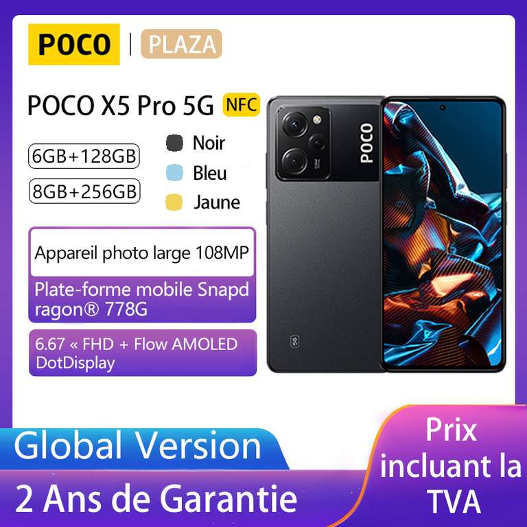 POCO X5 Pro 5G 8GB/256GB - Desde Europa (Francia)