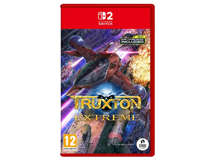 Juego Nintendo Switch 2 Truxton Extreme (Shoot 'em up clásico arcade renovado, acción espacial, combate táctico vertical, MediaMarkt)