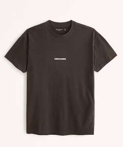 Abercrombie & Fitch :: Camiseta con Logo - Marrón