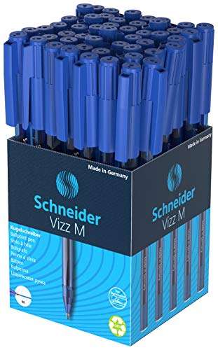 Bolígrafos Schneider Vizz, caja de 50