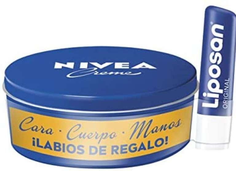 NIVEA Creme Crema Hidratante Multiuso 400ml + Regalo Liposan Original 4,8g