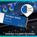 WD Blue SN570 NVMe SSD 2TB M.2 2280 PCIe Gen3 x 4