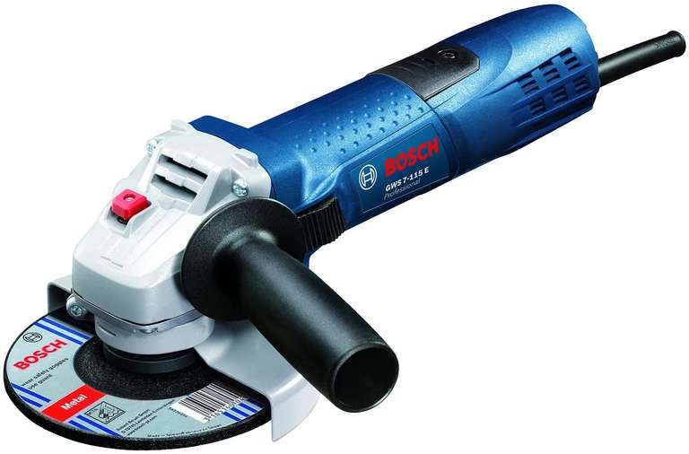 Amoladora angular Bosch Professional GWS 7-115 E (720 W, 2800-11000 rpm,  disco 115 mm, protección rearranque, en caja) » Chollometro