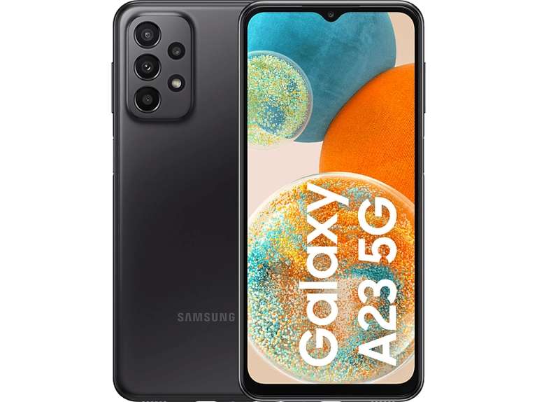 Móvil - Samsung Galaxy A23 5G, Negro, 128 GB, 4 GB RAM