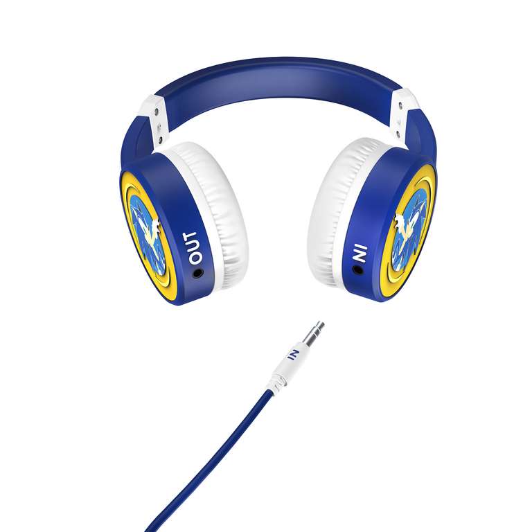 Lol&Roll Sonic Kids Headphones Blue + MIC [BF]