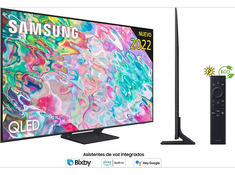 TV QLED 55" - Samsung QE55Q70BATXXC, QLED 4K, Procesador QLED 4K, Smart TV, Negro HDMI 2.1 120 Hz // 65 " 749 €