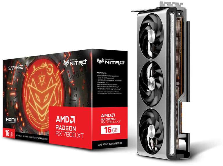 Sapphire NITRO+ AMD Radeon RX 7800 XT GAMING 16GB