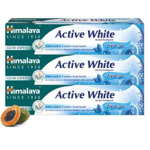 Himalaya Gel Blanco Activo 75 ml (Paquete de 3)