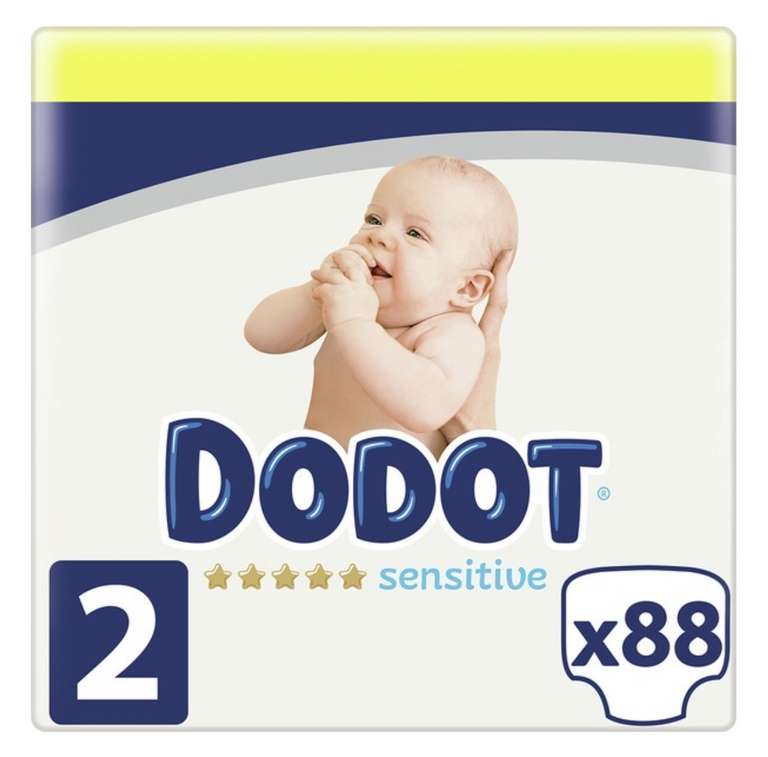 Pañales Dodot sensitive 1,2,3,4 y 5 (70% segunda ud)