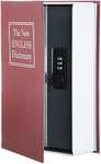 Caja de seguridad en forma de libro - Cerradura con combinación - Rojo