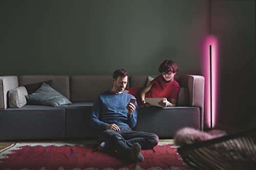 WIFI LED Lámpara de pie RGBW, 1400 mm Aplicación o asistente de voz como Alexa, Google etc