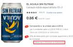 EL AGUILA SIN FILTRAR Cerveza rubia especial. 60 latas x 33 cl. [0,509€/lata]