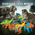 Dreamon Dinosaurios Juguetes para Niños con Caja de Almacenamiento Taladro Eléctrico, Construccion Juguete Dducativos