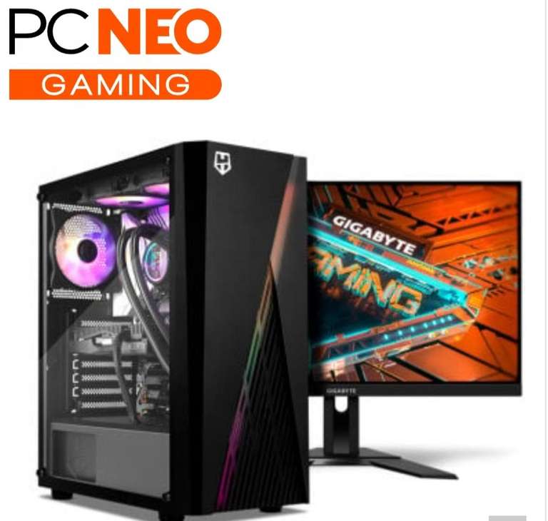 Pack PC Gaming i5-12400F RTX 3060 + Monitor Gigabyte 170Hz 27''