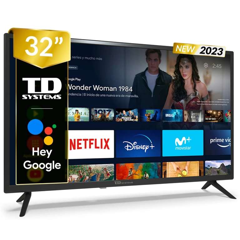 Smart TV 32 pulgadas HD Android 11 - TD Systems PRIME32C14S// De 24" 112€ (otro modelo sin Smartv 91€)