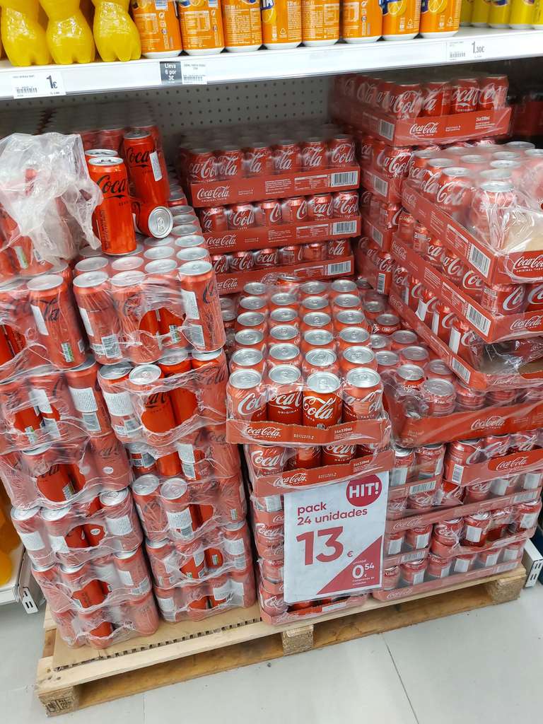 Pepco Córdoba 24 latas Coca-cola