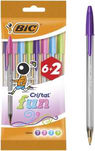 8 bolígrafos colores 1,6mm
