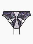 Butterfly Wings Lace & Mesh Crotchless Panty