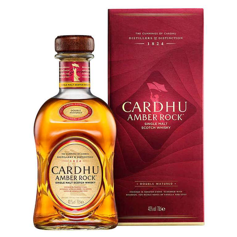 CARDHU Amber Rock, Whisky Escocés Single Malt 0.7L