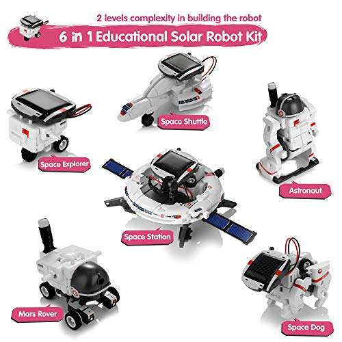 Robot de Juguete Solar 6 en 1